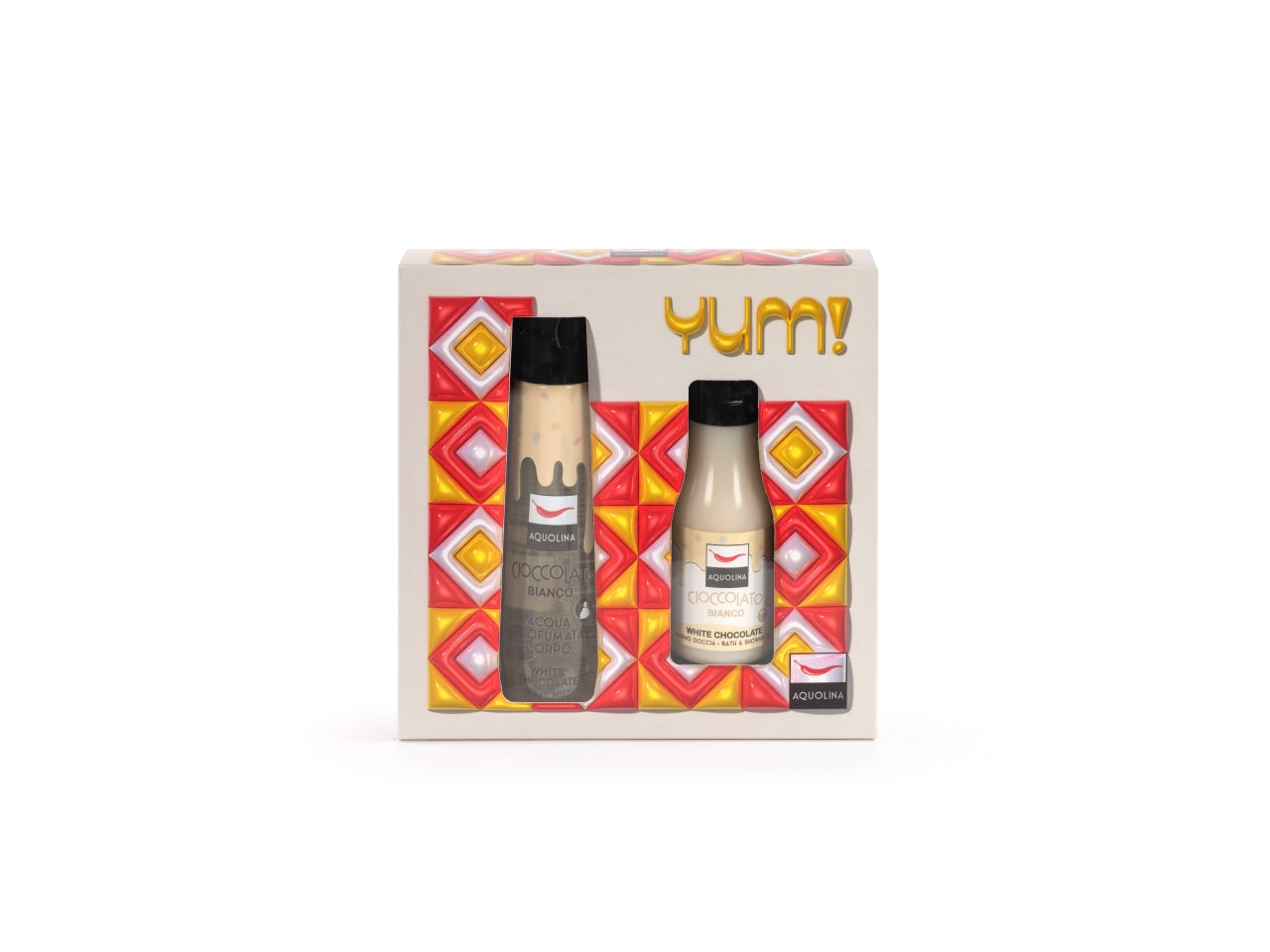 Yum! - cioccolato bianco acqua profumata corpo 150 ml + bagno doccia 125 ml