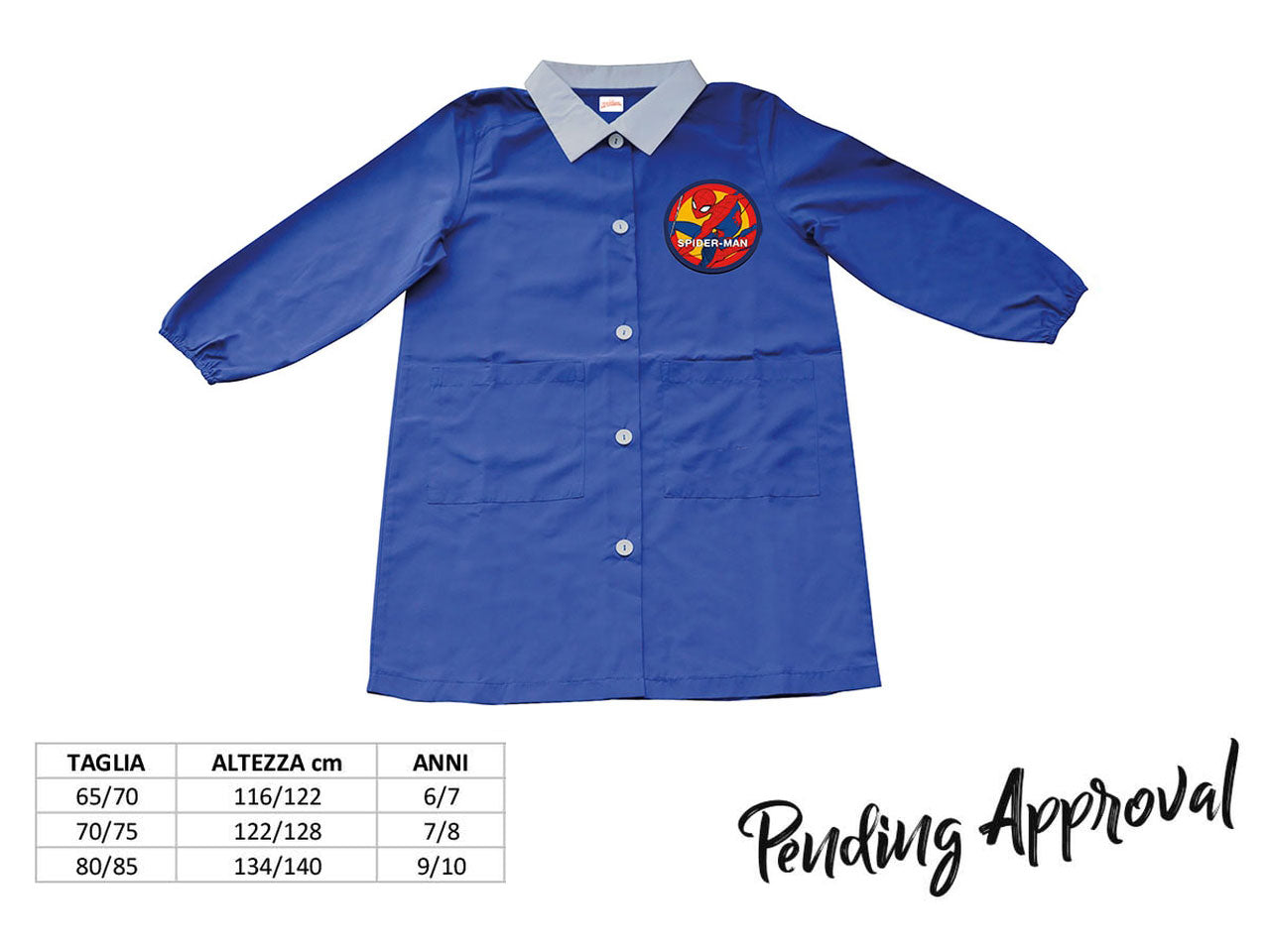 Grembiule scuola boy blu spiderman