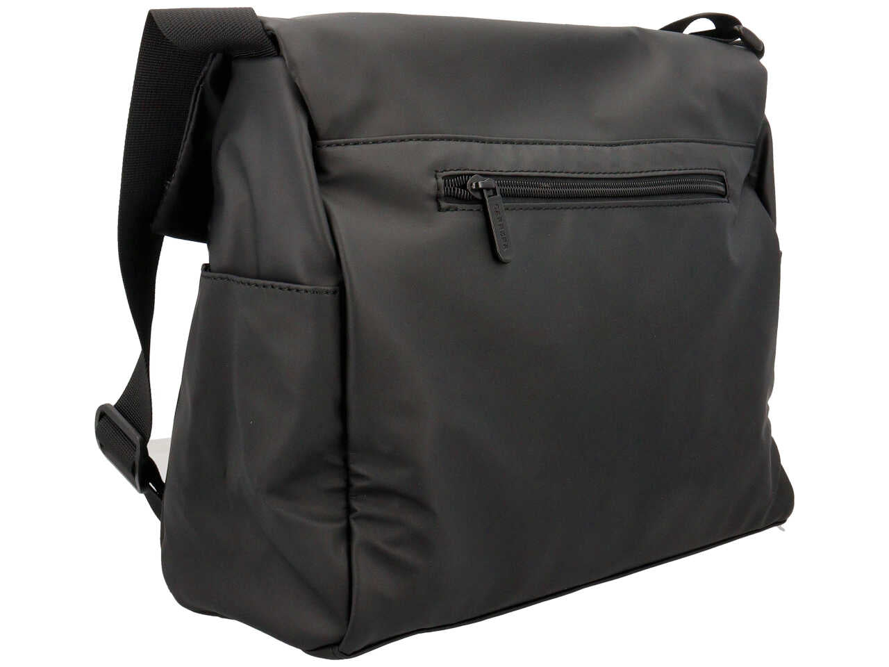 Borsa messenger extra collection nero 60% polyester 40% polyurethane