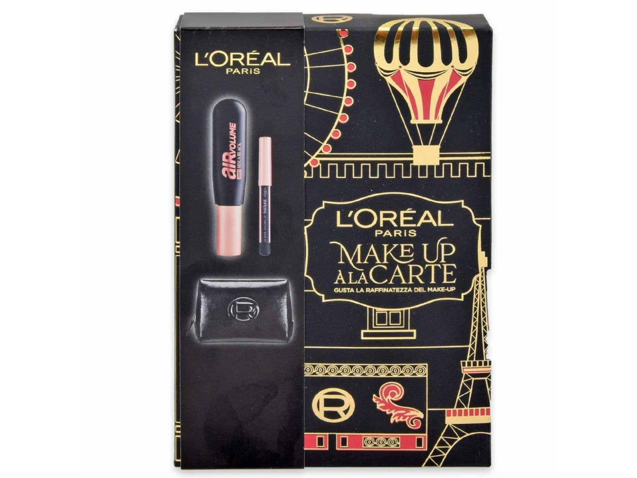 L'oreal pochette mascara air volume 30h + matita le khol naturel