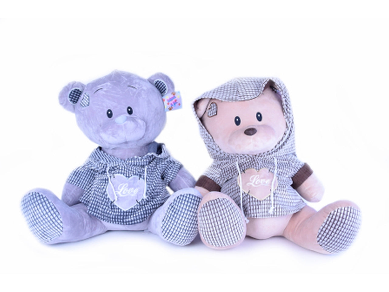 Orso con maglietta peluche 25cm