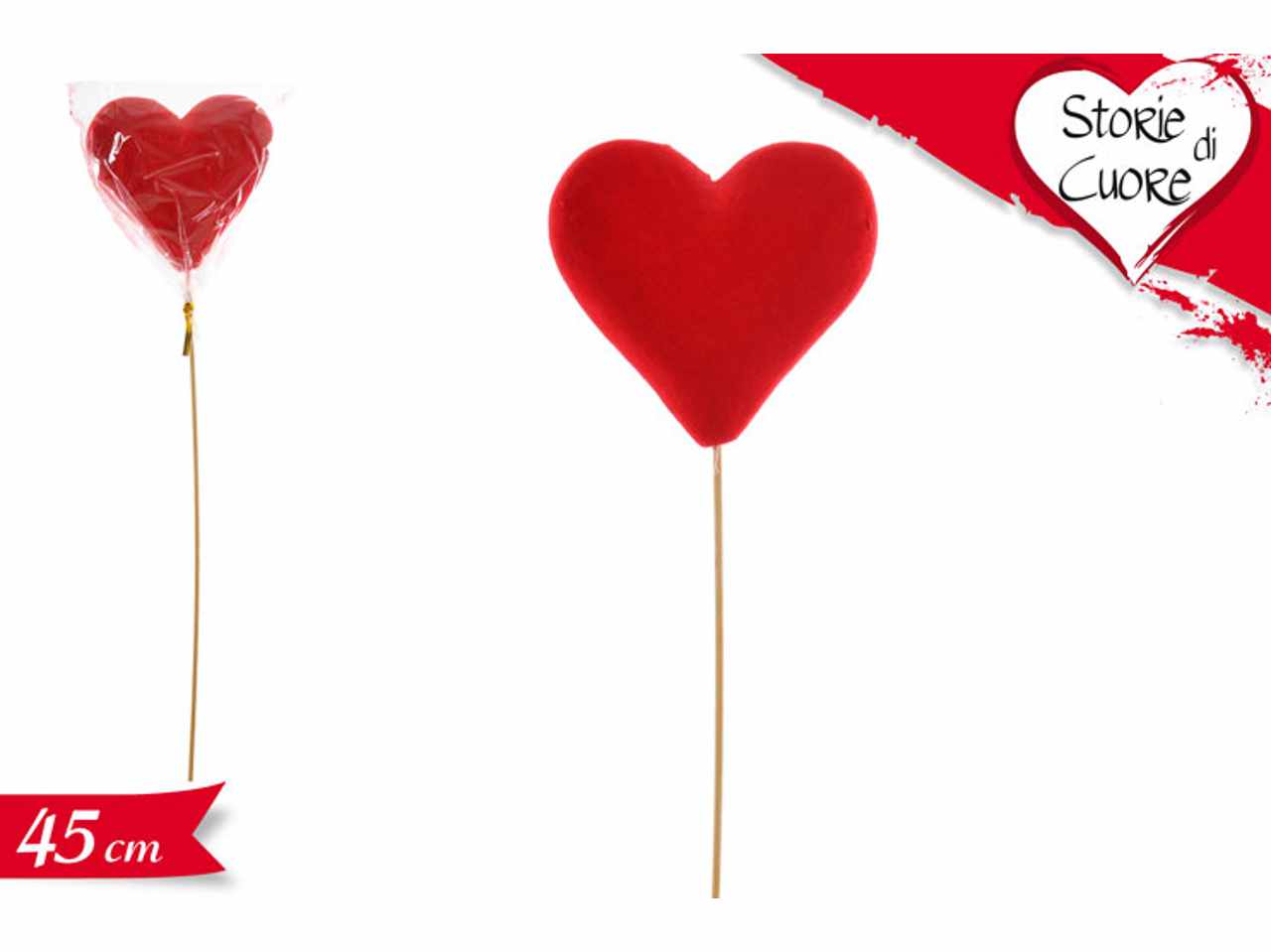 Stecco cuore 45cm