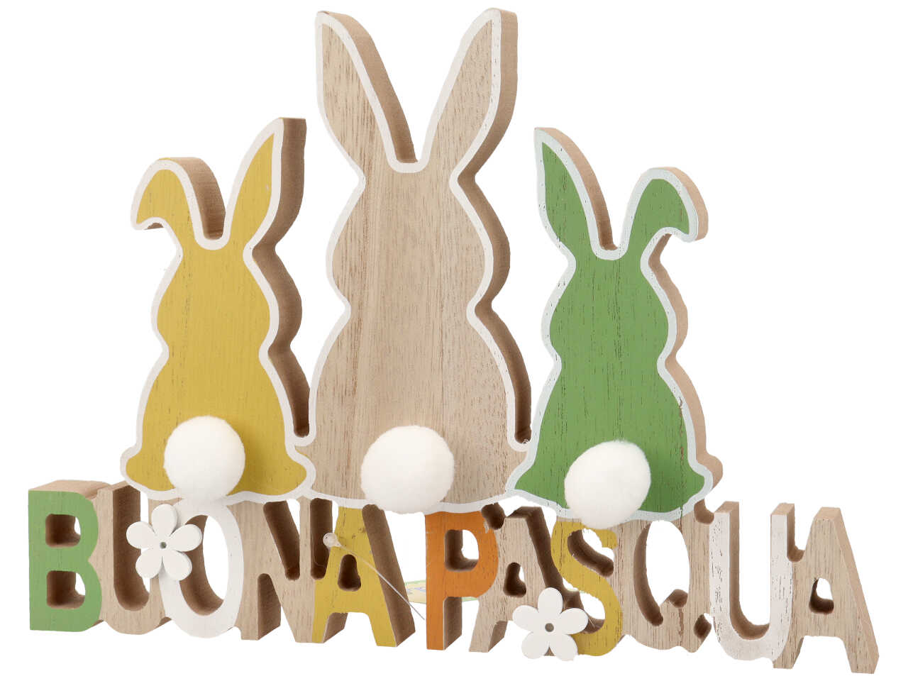 Decorazione Coniglietto Pasquale Verde In Velluto Muschiato - Statua Simulata Con Muschio, 22 Cm, 3 Pezzi Piccoli, Per Centrotavola, Regalo Pasqua E San Valentino