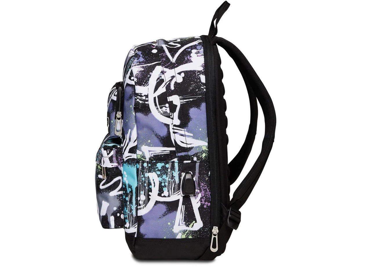 Zaino Seven estensibile Pockets con power bank incluso e USB plug, 32x44x15 cm