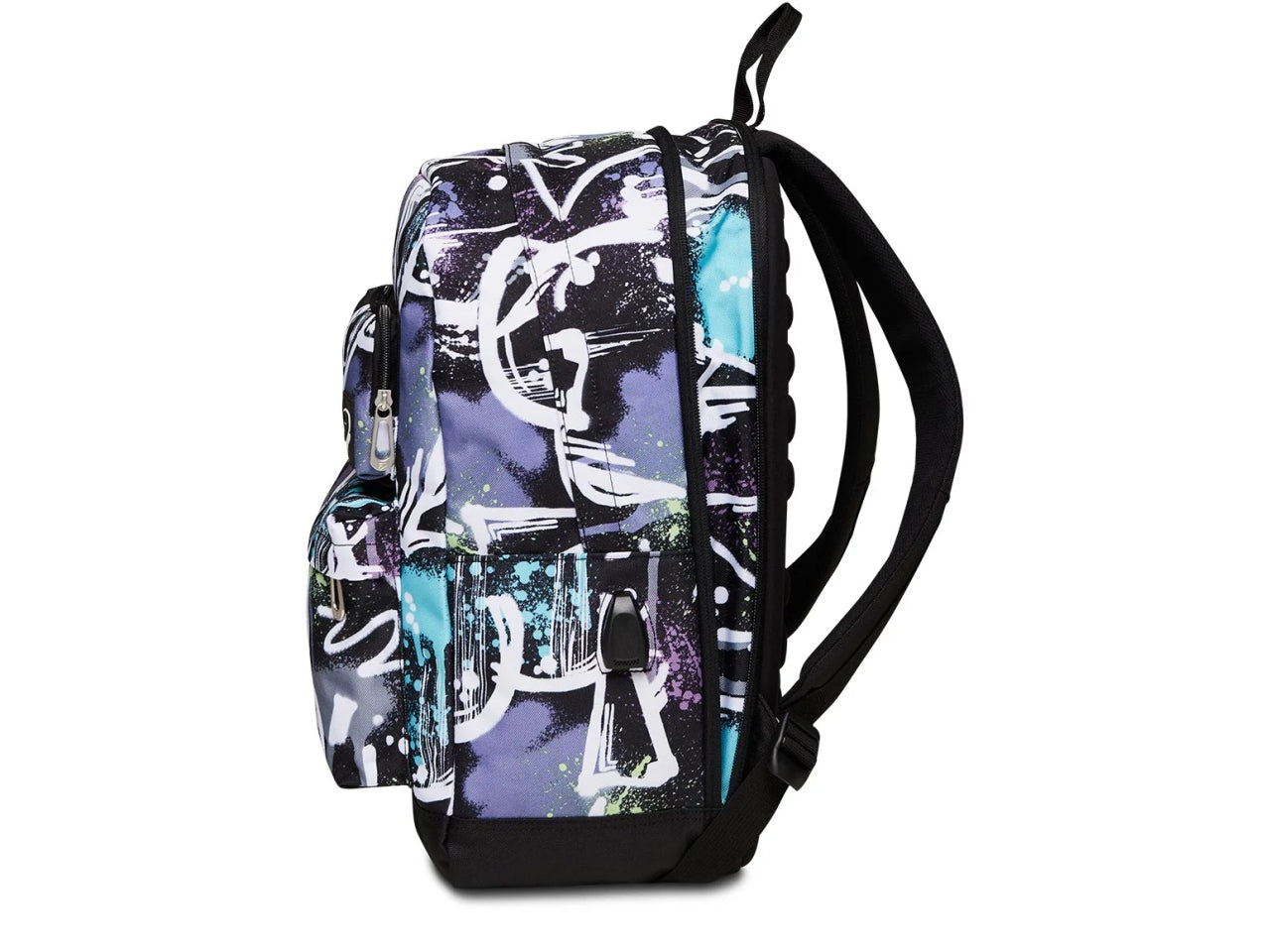 Zaino Seven estensibile Pockets con power bank incluso e USB plug, 32x44x15 cm