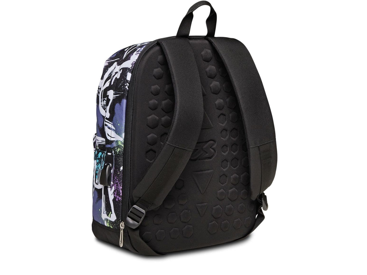 Zaino Seven estensibile Pockets con power bank incluso e USB plug, 32x44x15 cm