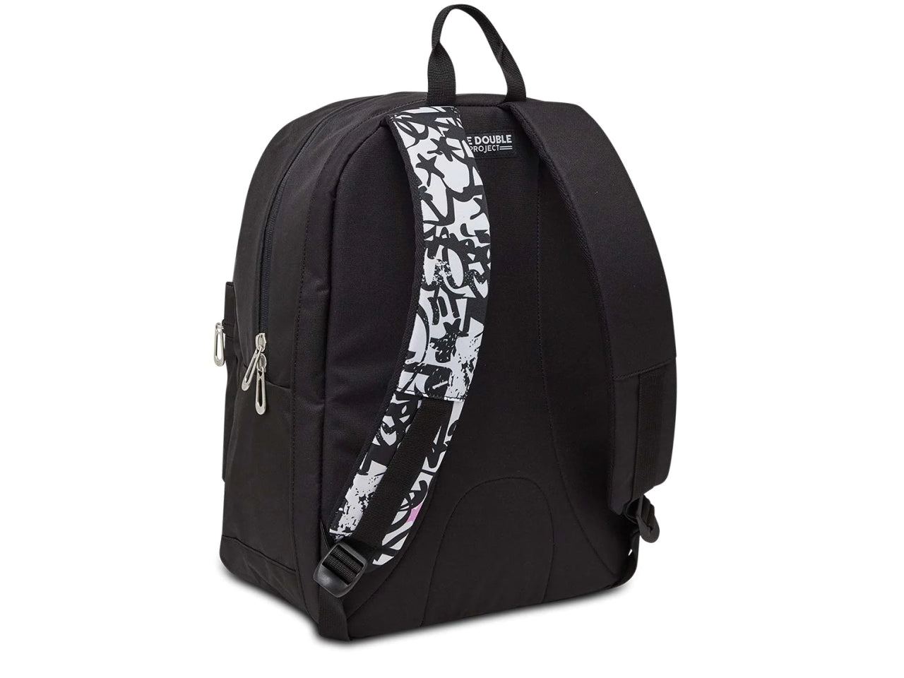 Zaino americano Seven reversible new backpack grs in tessuto in colori assortiti, auricolari wireless e pennarelli inclusi, 33x44x16 cm