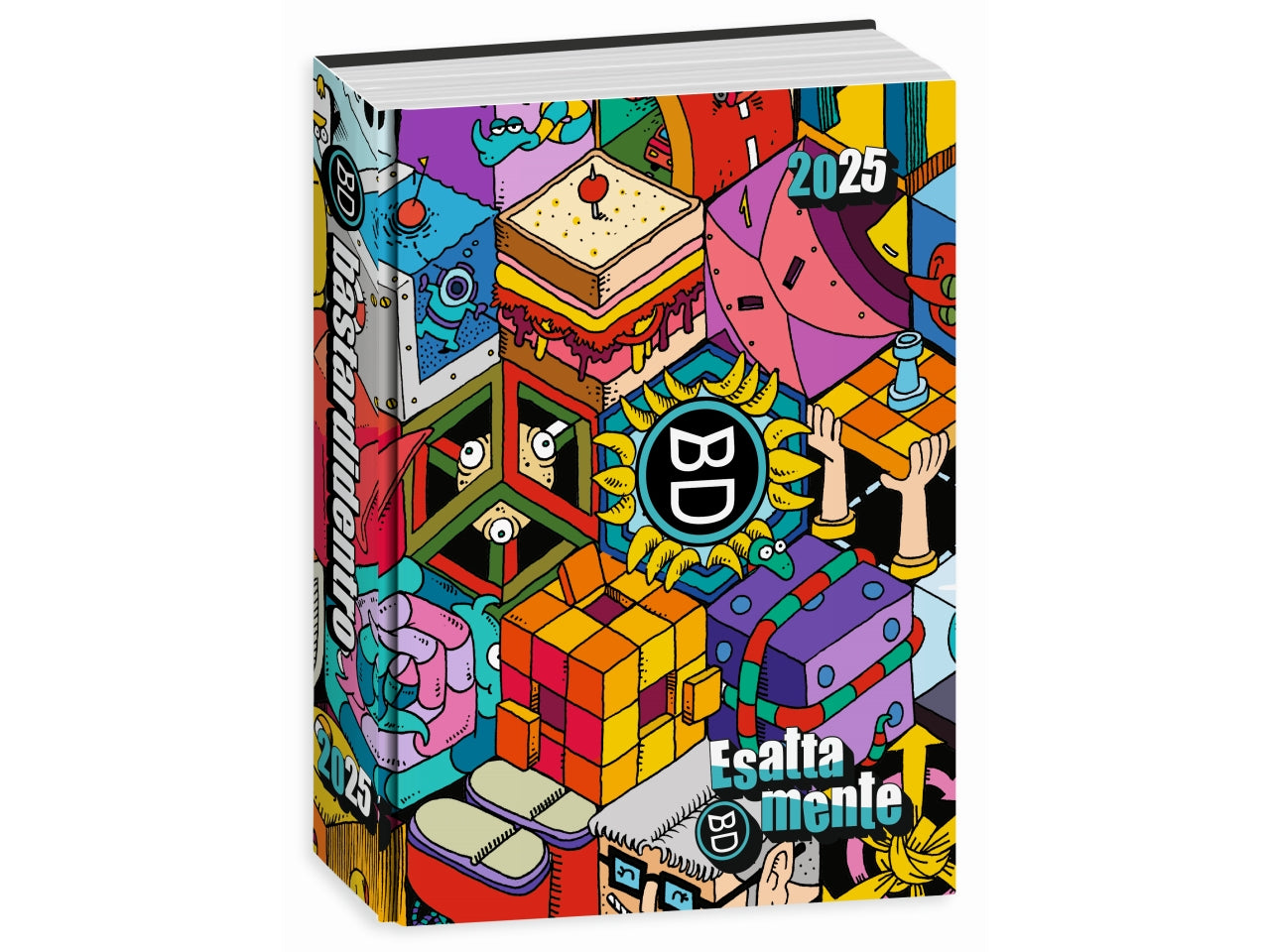 Diario scuola Bastardidentro special, formato pocket 16 mesi, datato 2024/2025 assortito, 11,5x15,9 cm