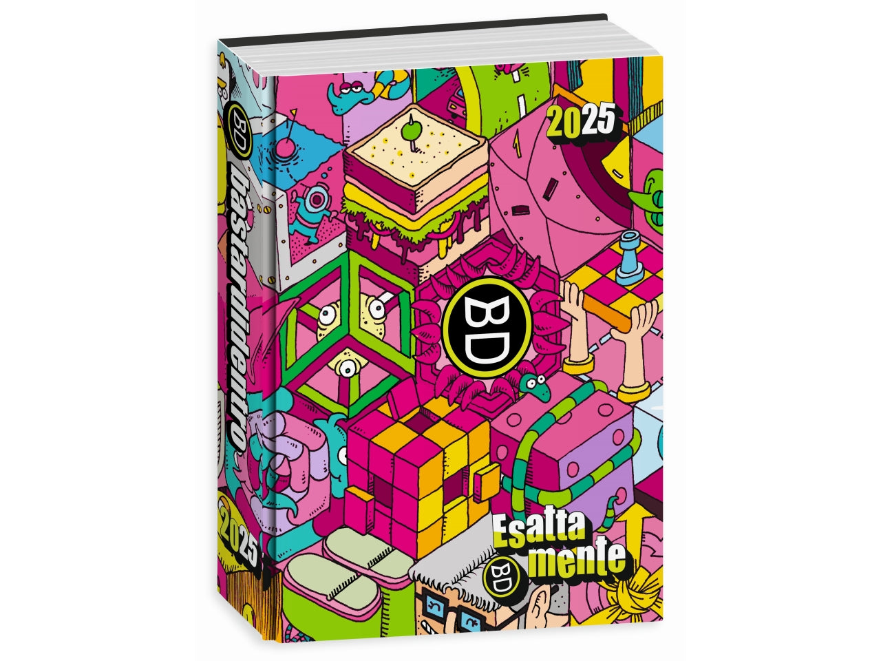 Diario scuola Bastardidentro special, formato pocket 16 mesi, datato 2024/2025 assortito, 11,5x15,9 cm