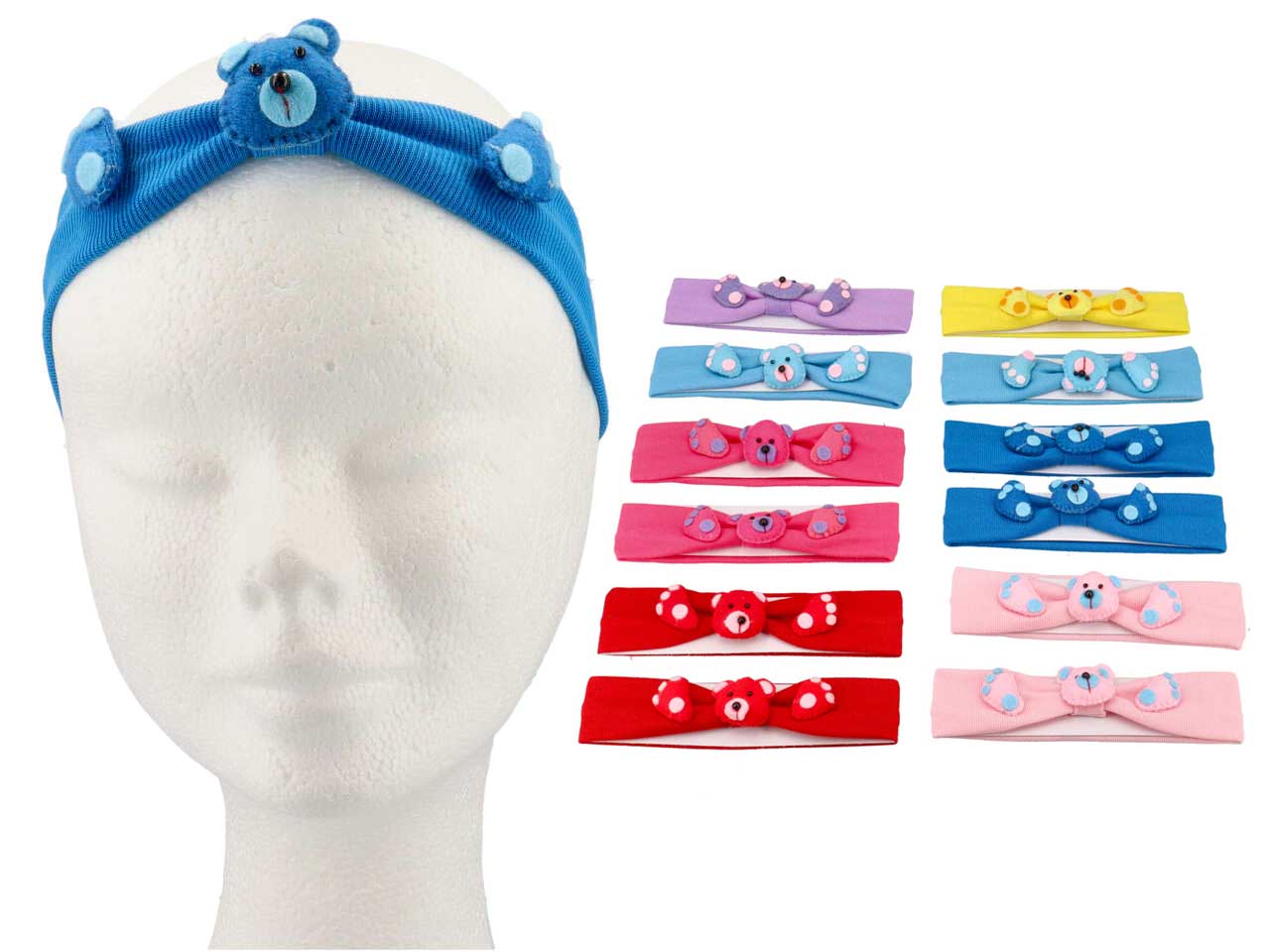 Fascia baby colorata c/orsetto fs1049