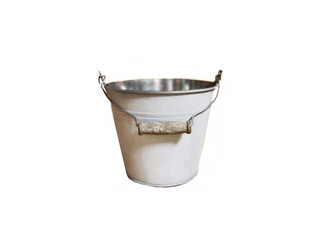 Secchiello bianco d.25xh.21 mt0338wold