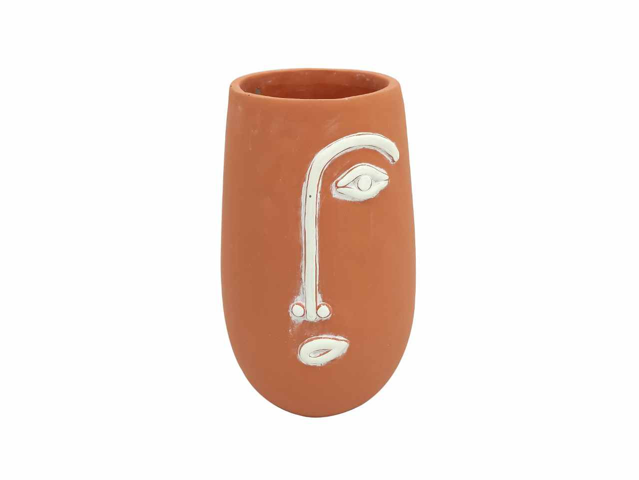 Vaso faccia argilla h30cm47152