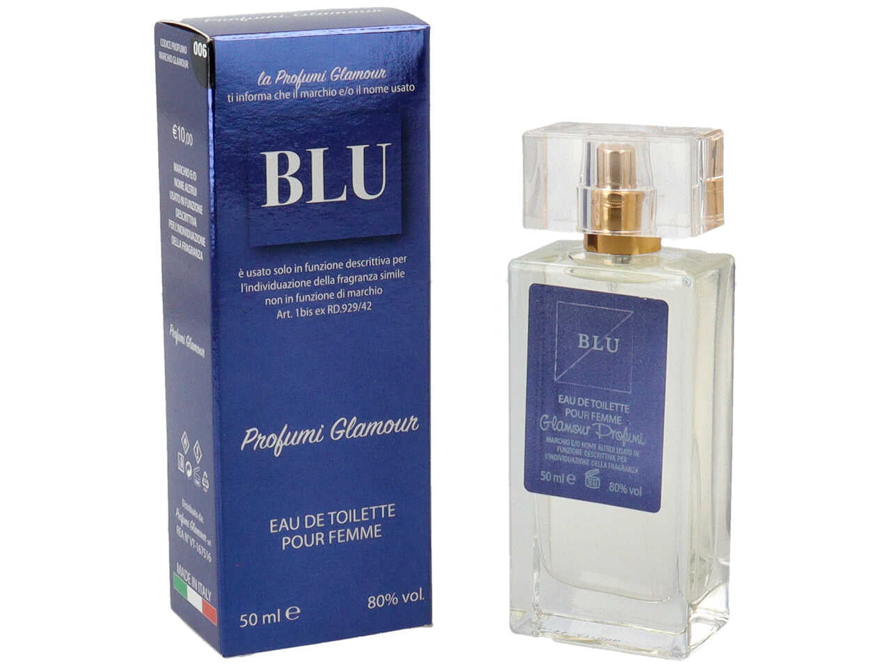 Profumo 50ml donna blu