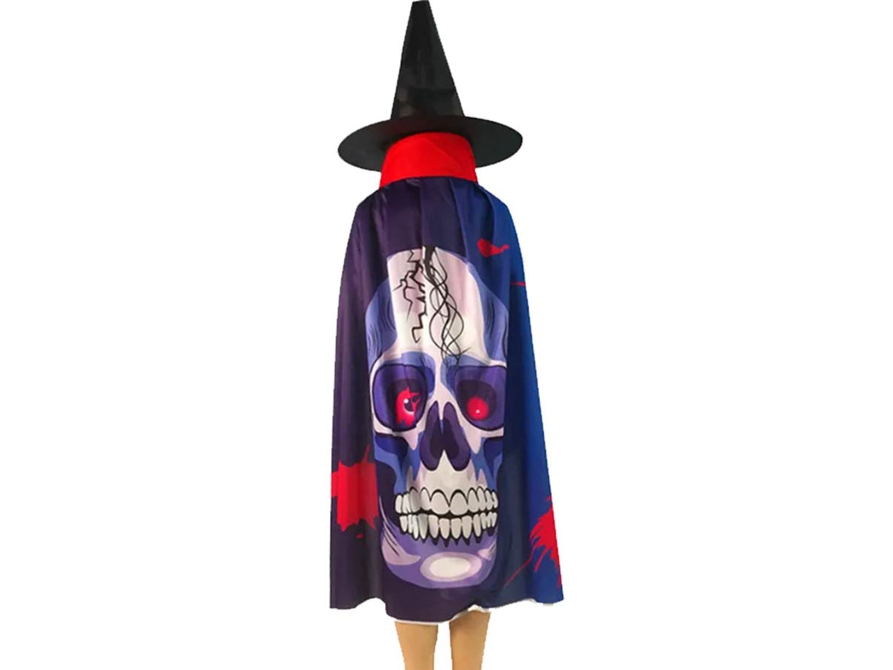 Mantello e cappello halloween dark bambino