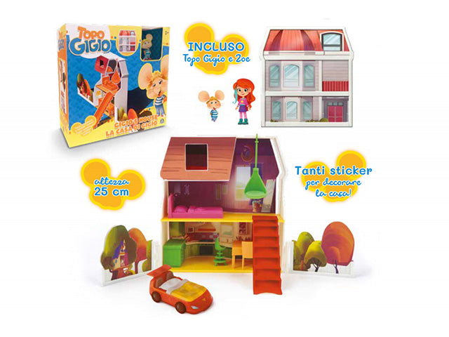 Topo gigio playset casa c/2pers.tpg02001 $