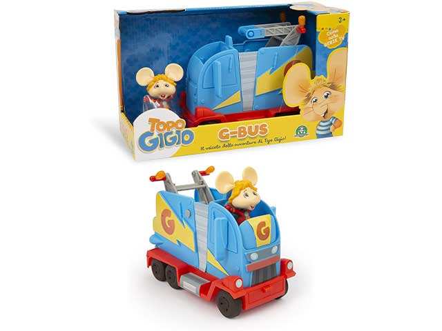 Topo gigio bus c/personaggio tpg08000