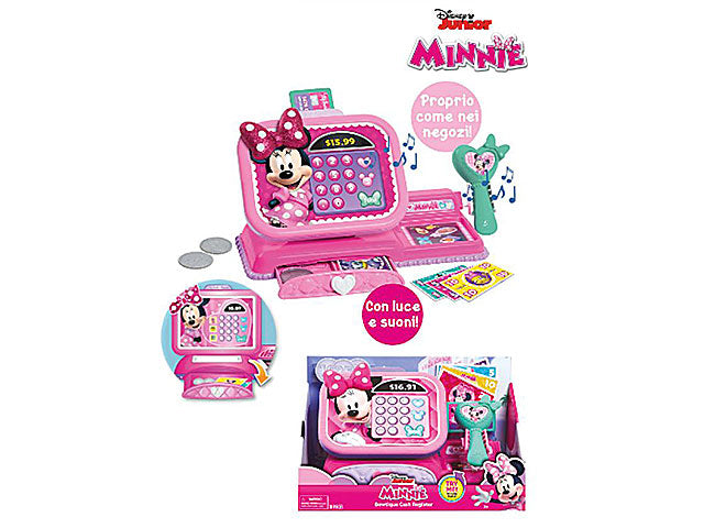 Minnie Mouse Registratore di Cassa con Luci e Suoni - Giochi Preziosi