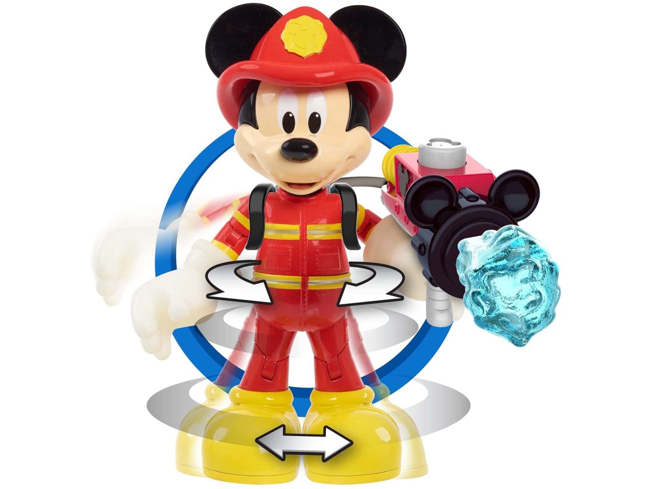 Mickey Mouse Pompiere, giocattolo di 15 cm per bambini -Giochi Preziosi