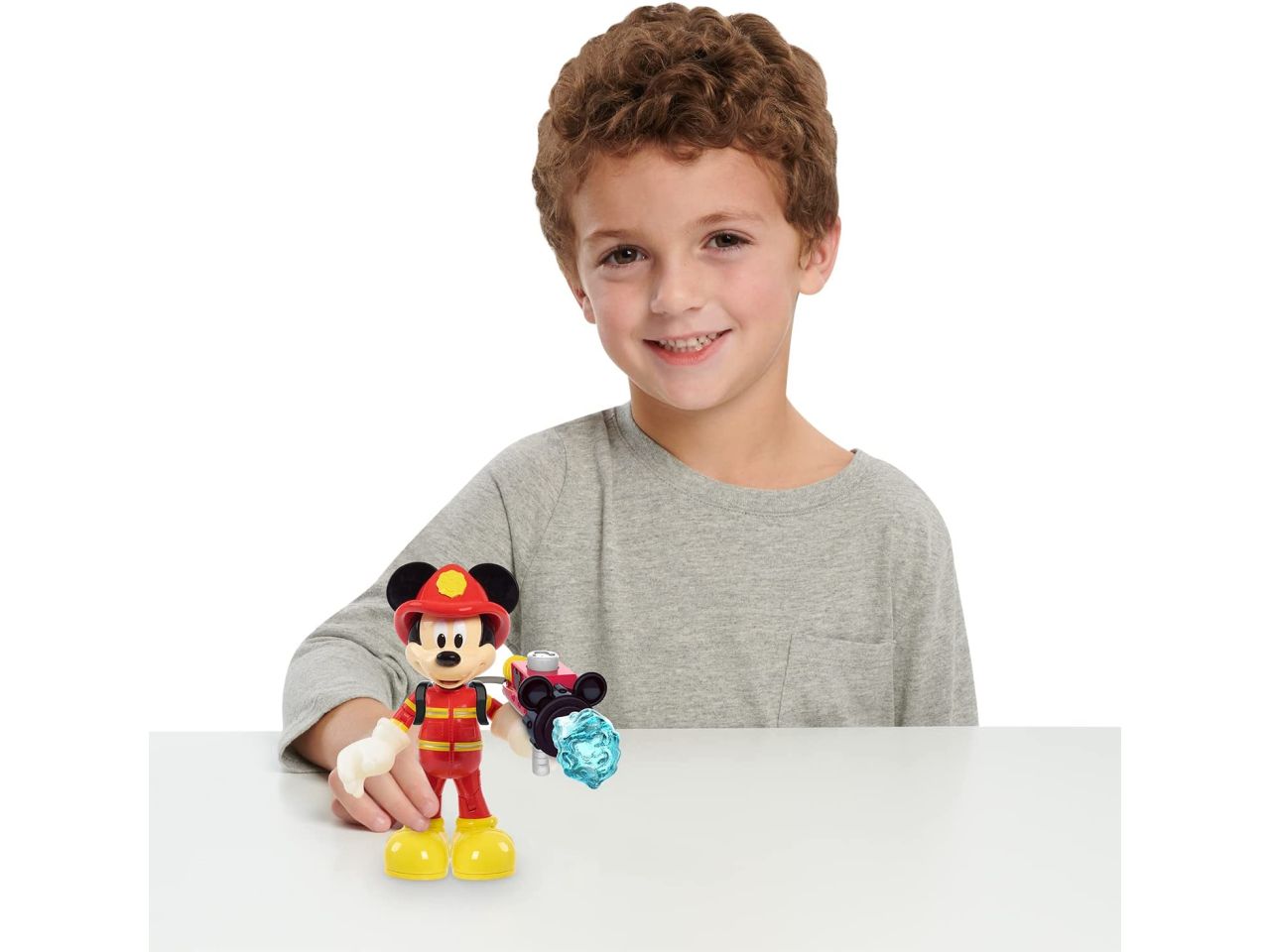 Mickey Mouse Pompiere, giocattolo di 15 cm per bambini -Giochi Preziosi