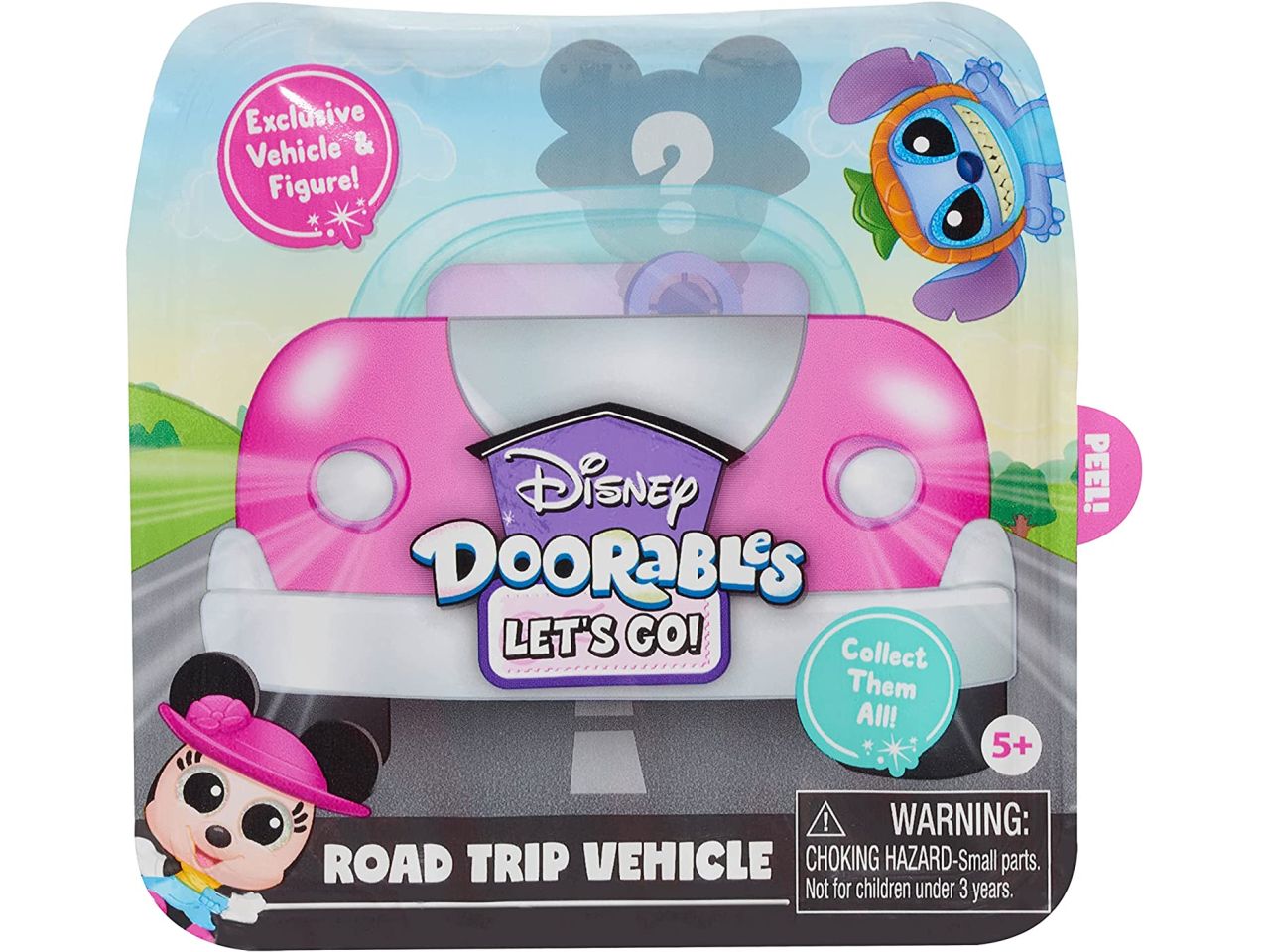 Disney doorables Let's Go Veicoli con Personaggio Casuale! - Giochi Preziosi $