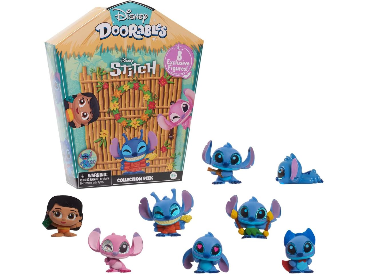 Doorables Stitch, Set Personaggi da Collezione di Lilo & Stitch, per bambini di 4-6 Anni - Giochi Preziosi