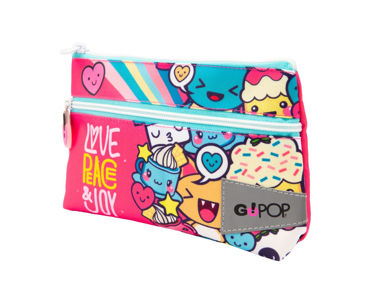 Gopop 23 max bustina con 2 zip love&peace