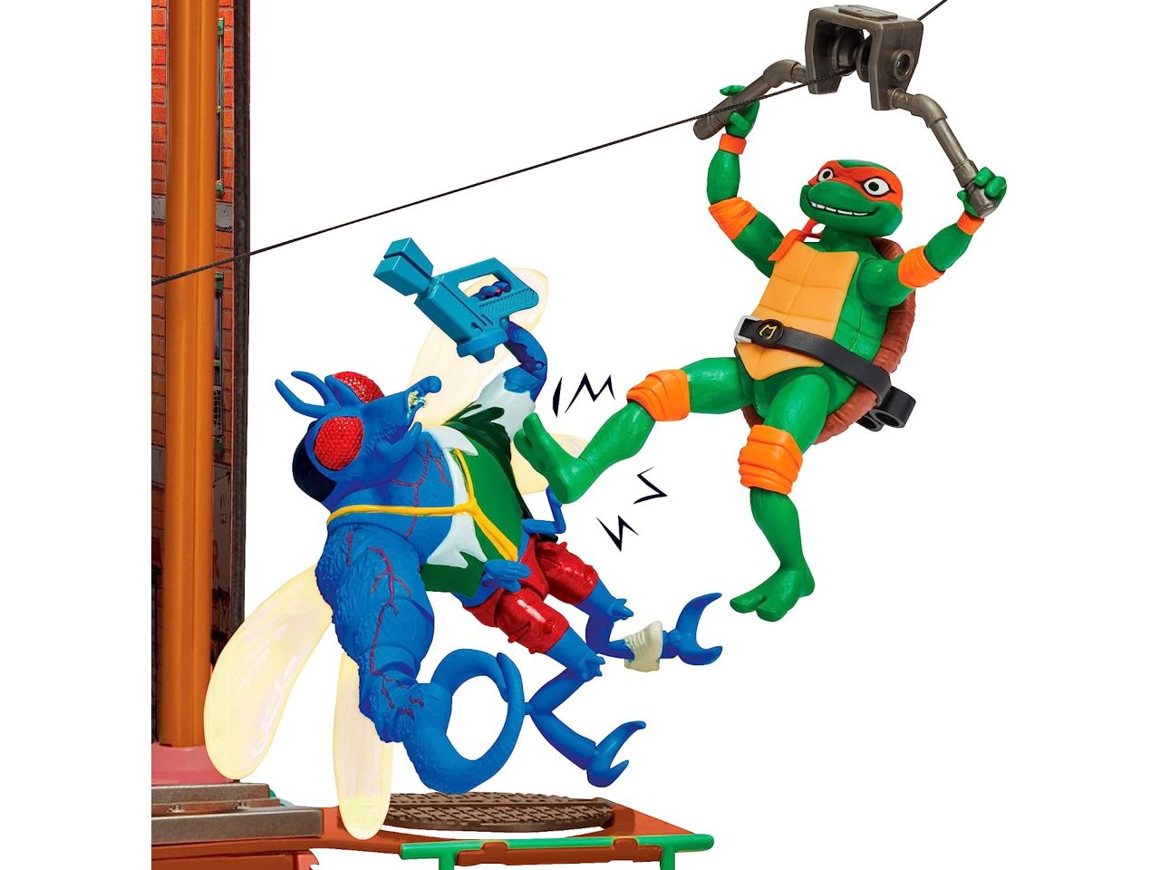 Tartarughe Ninja 2023 Caos Mutante, Playset Quartier Generale, Giocattolo con accessori per bambini 4+ - Giochi Preziosi