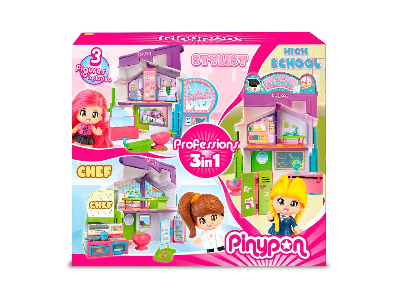 Pinypon professions 3 in 1