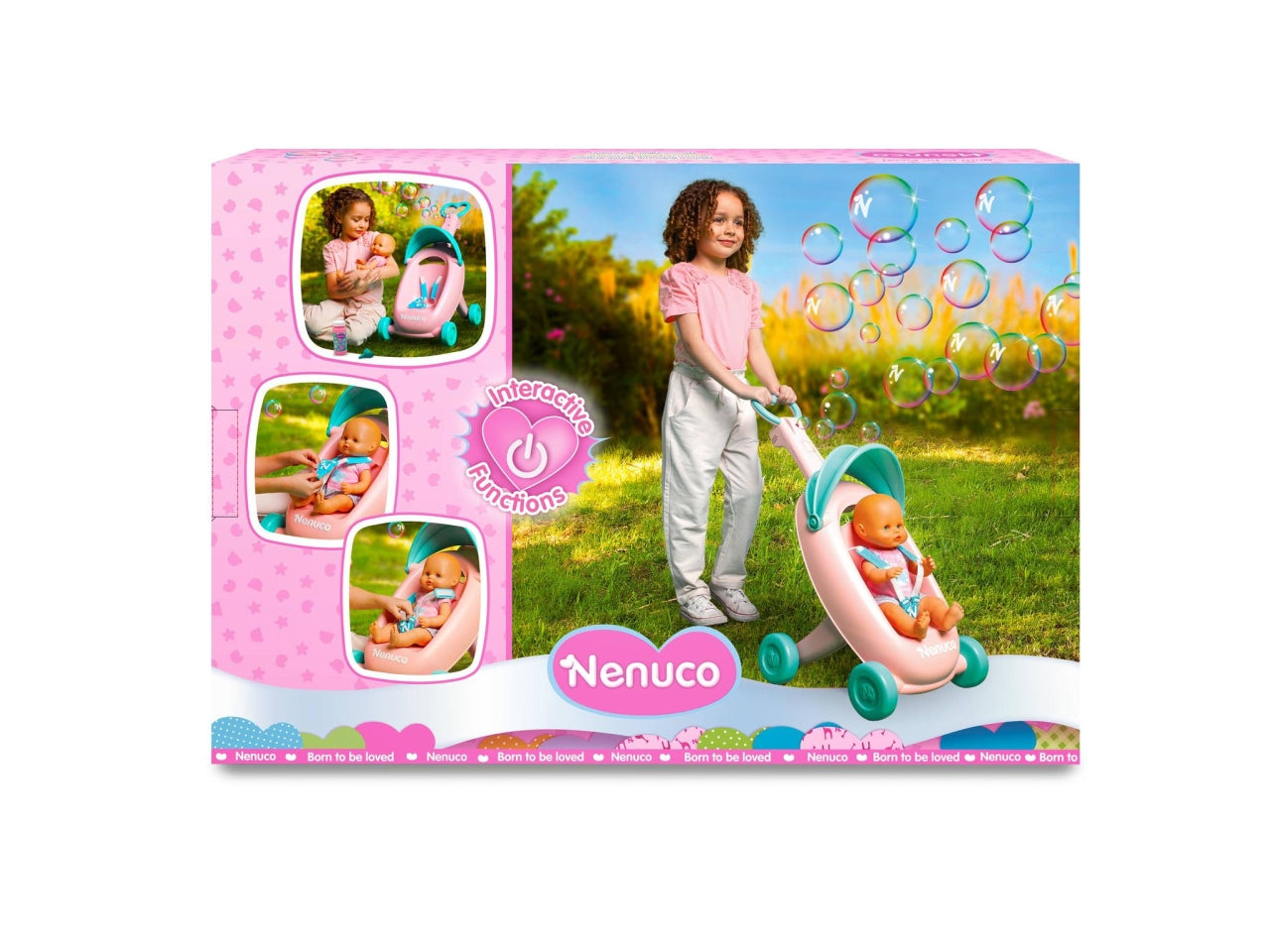 Nenuco Bubbles Trolley - Set con Accessori, Multicolor, Età 2+, Famosa