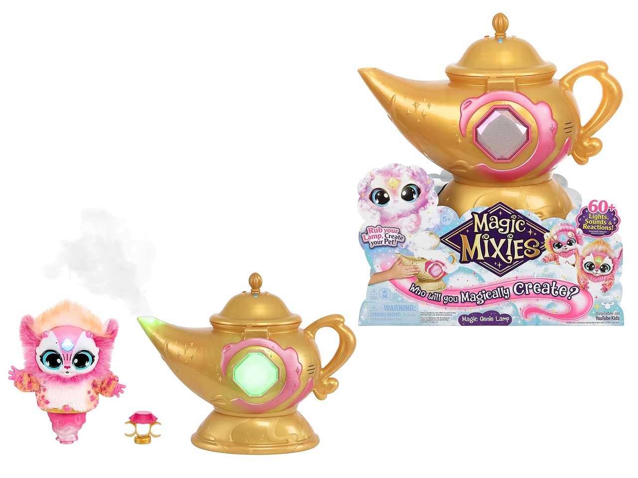 Giochi preziosi magic mixies magic lamp rosa$