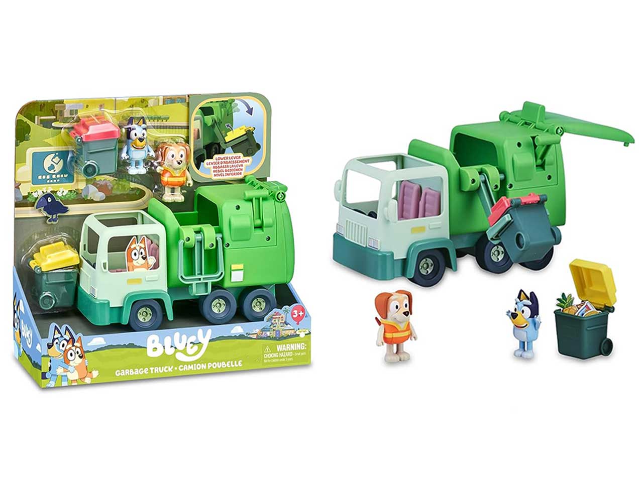 Bluey Camion Spazzatura Giocattolo per bambini - Giochi Preziosi