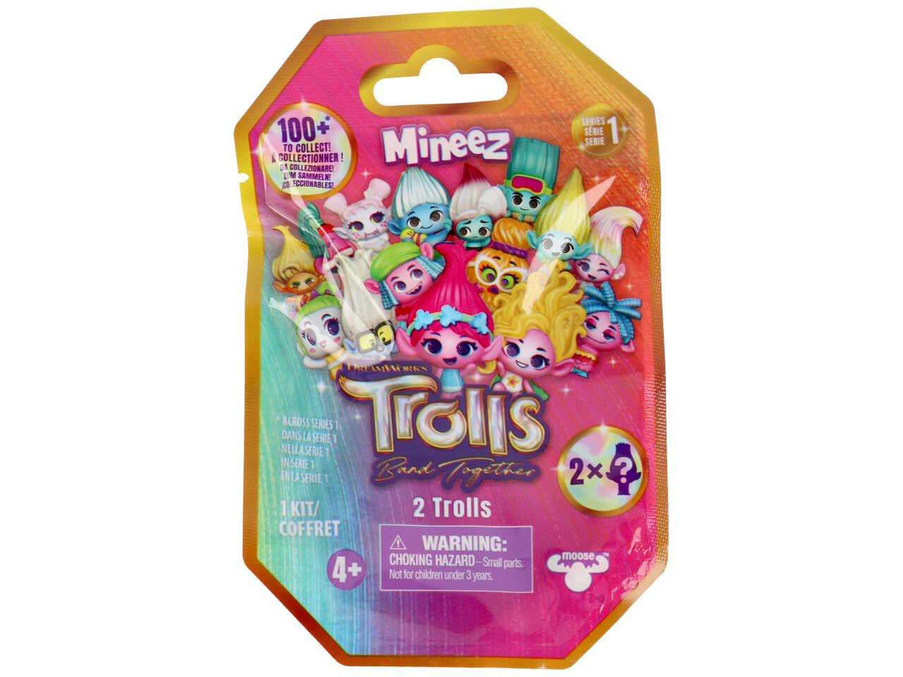 Trolls Band Together Mineez 2 Pack, giocattoli casuali - Giochi Preziosi