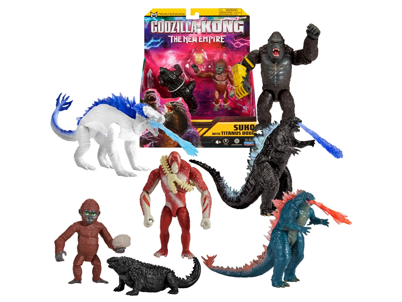 Godzilla x kong personaggio base - disponibile in vari assortimenti