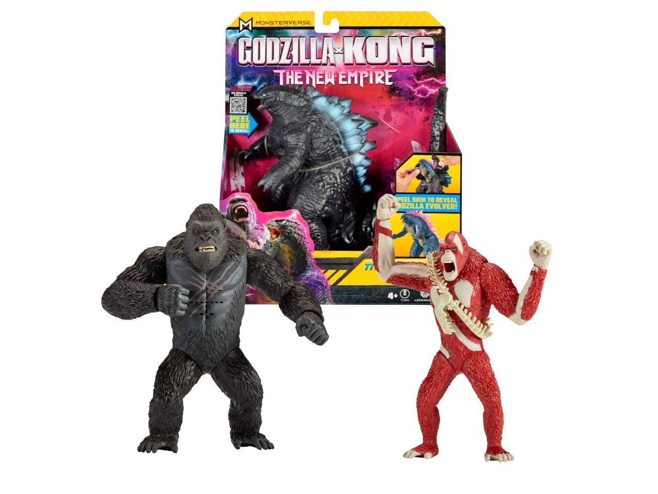 Godzilla x kong personaggio deluxe con suoni - disponibile in vari assortimenti