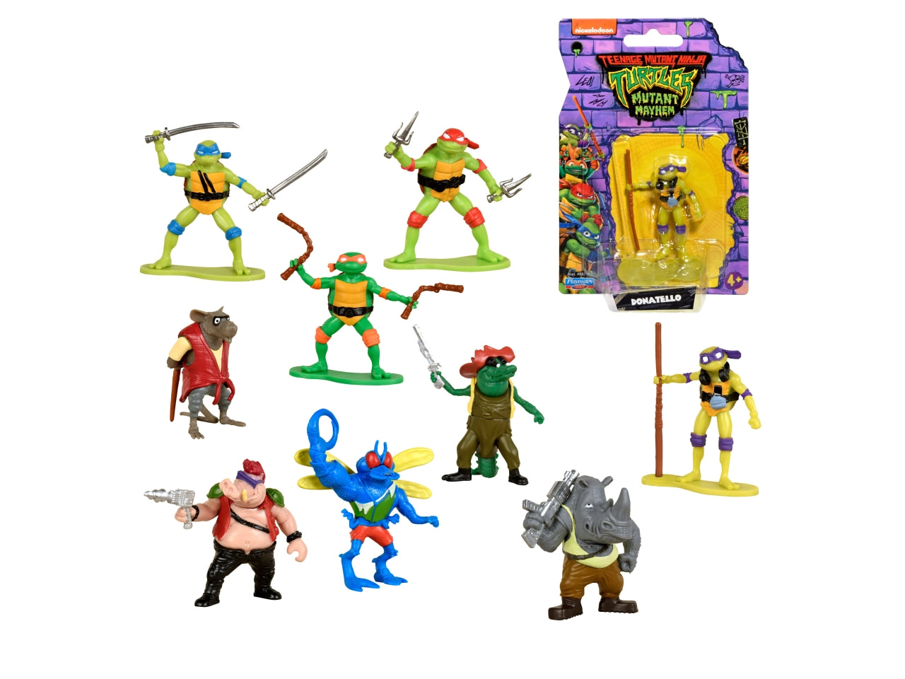 Turtles mini personaggi in blister