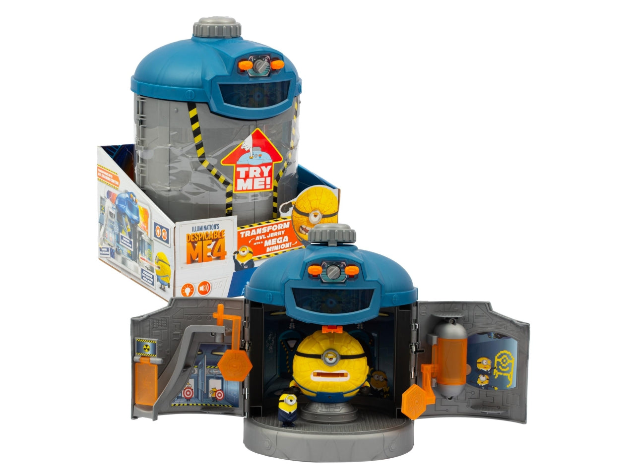 Minions camera di trasformazione - Camera di trasformazione Cattivissimo Me 4 Mega Minions. Trasforma AVL - Giochi Preziosi