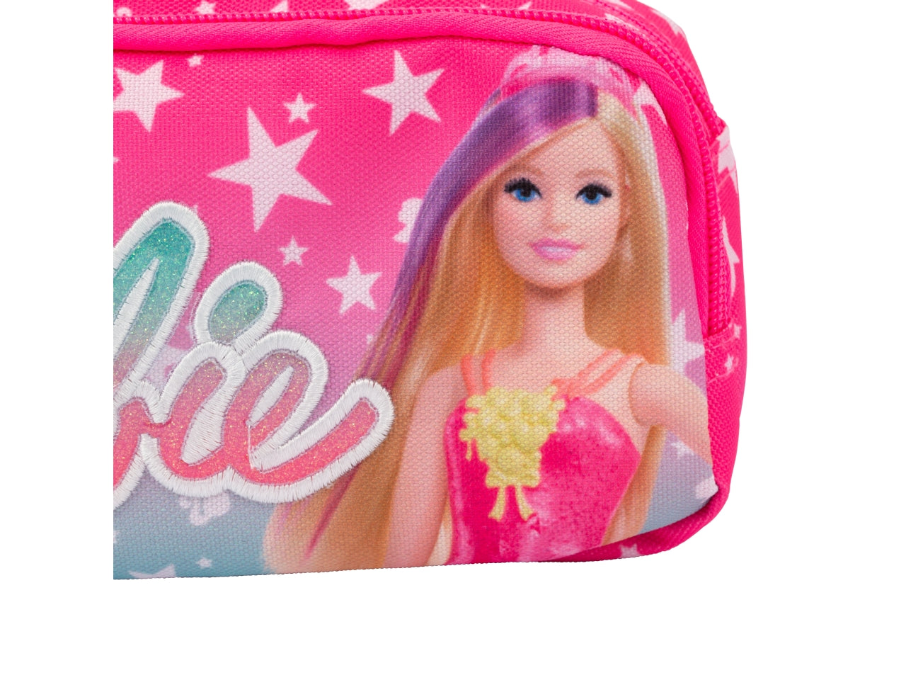 Astuccio Maxi Bustina Barbie - Portapenne Scuola Barbie, 2 Zip, Capienti Tasche Per Pastelli Pennarelli E Tutto Il Materiale Scolastico Necessario Dimensioni 22X6X14 - Giochi Preziosi