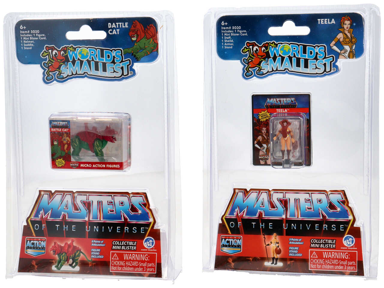 World's smallest micro figures masters of the universe