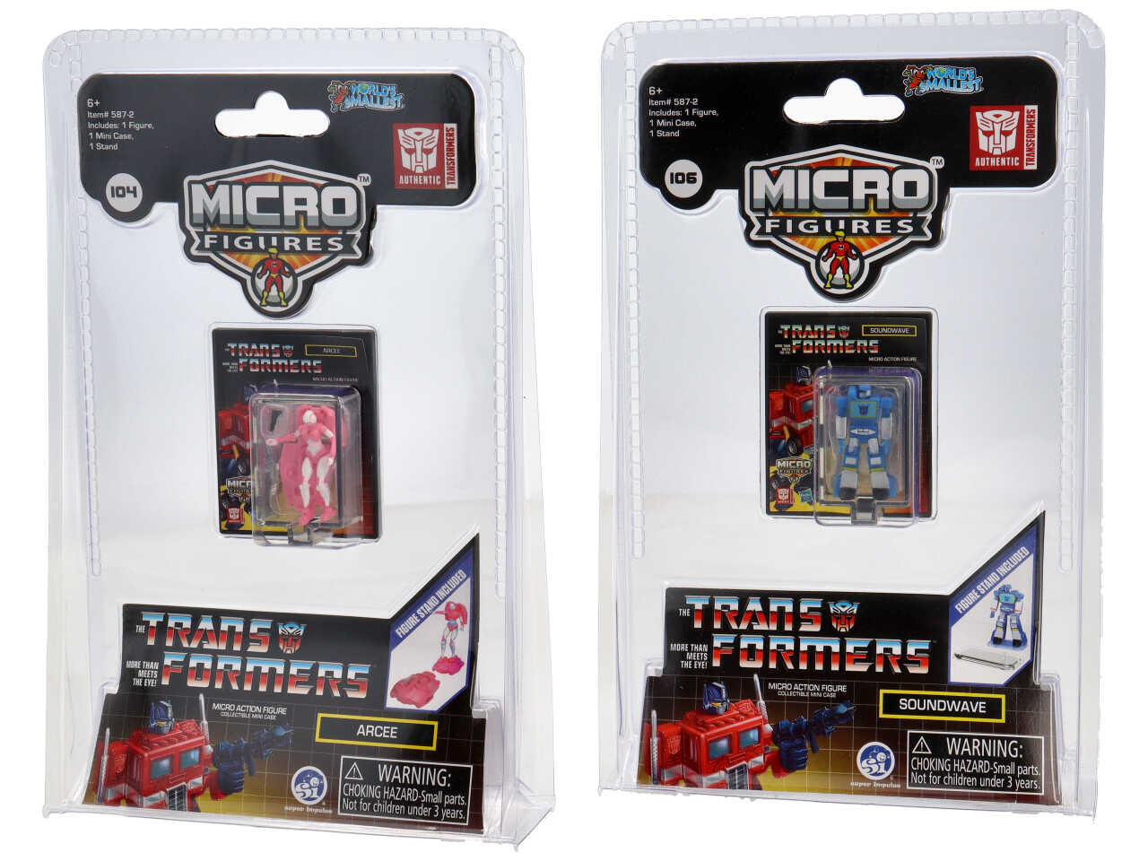 World's smallest micro figures transformers