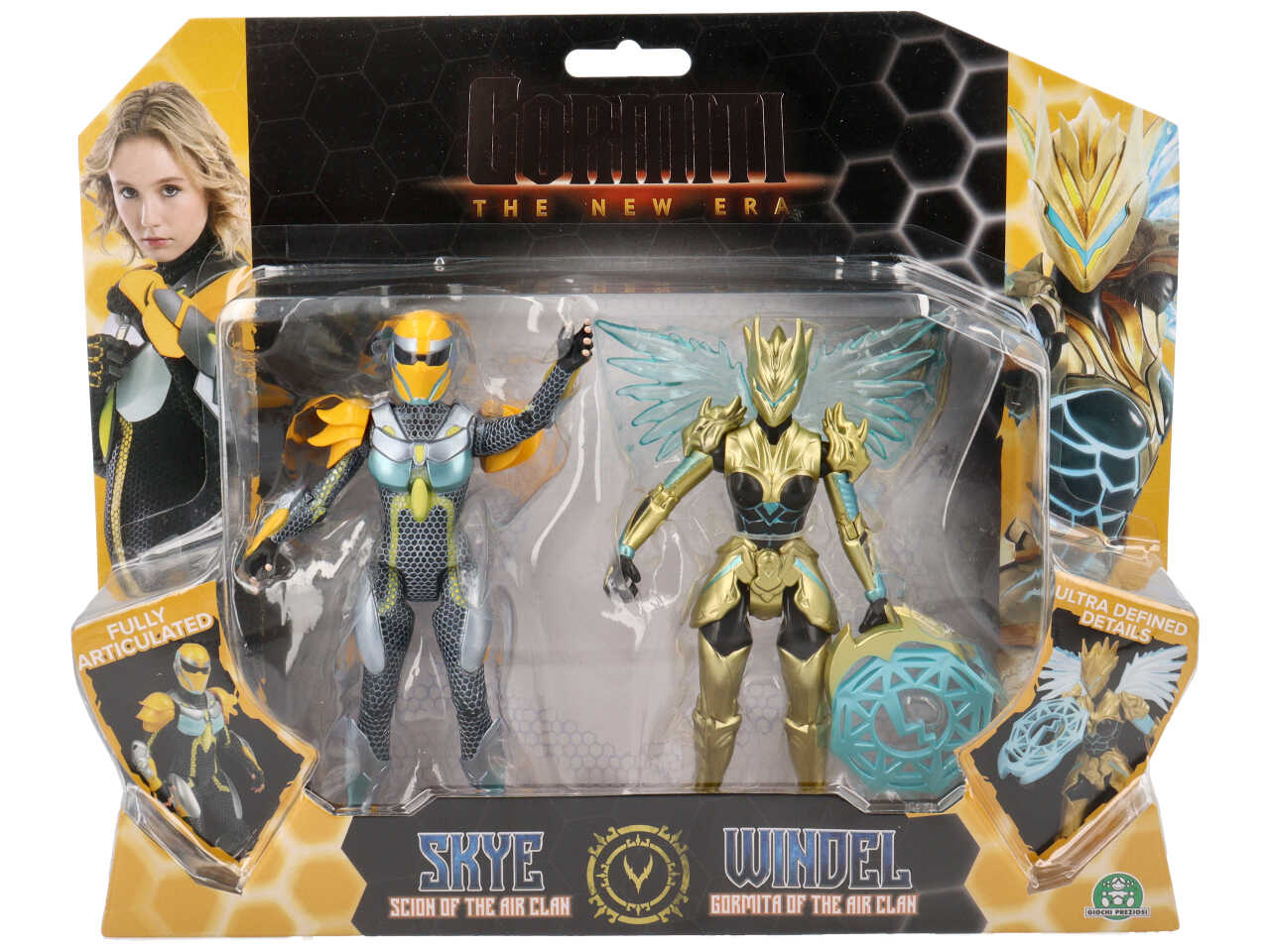 Gormiti the new era double pack gormiti con scion 15cm - Set deluxe che include Scion e corrispettivo Gormita alti 15 - Giochi Preziosi