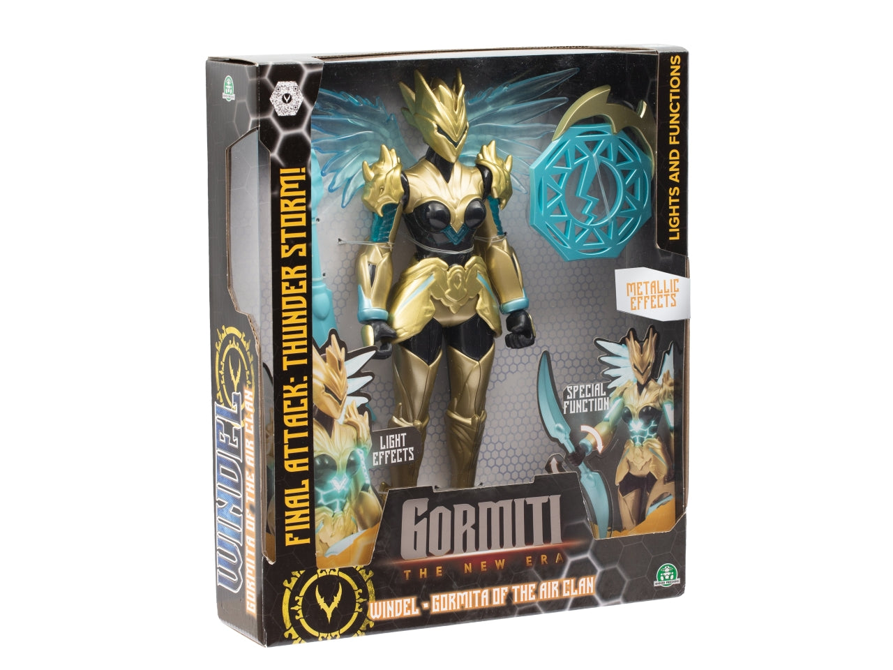 Gormiti the new era gormiti con funzione luce e attacco 27cm - Action figure alte 27 cm articolate e raffiguranti i quattro - Giochi Preziosi