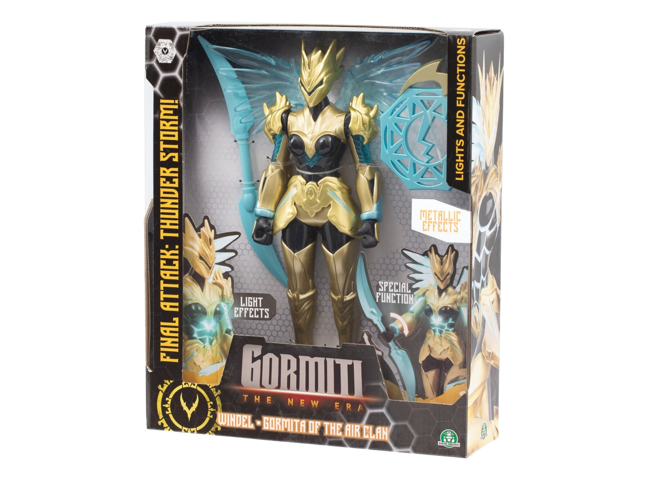 Gormiti the new era gormiti con funzione luce e attacco 27cm - Action figure alte 27 cm articolate e raffiguranti i quattro - Giochi Preziosi