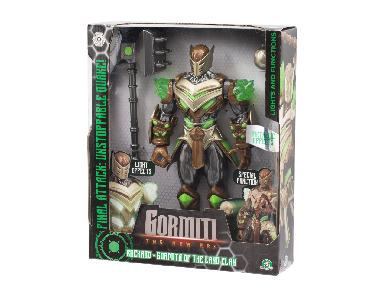 Gormiti the new era gormiti con funzione luce e attacco 27cm - Action figure alte 27 cm articolate e raffiguranti i quattro - Giochi Preziosi