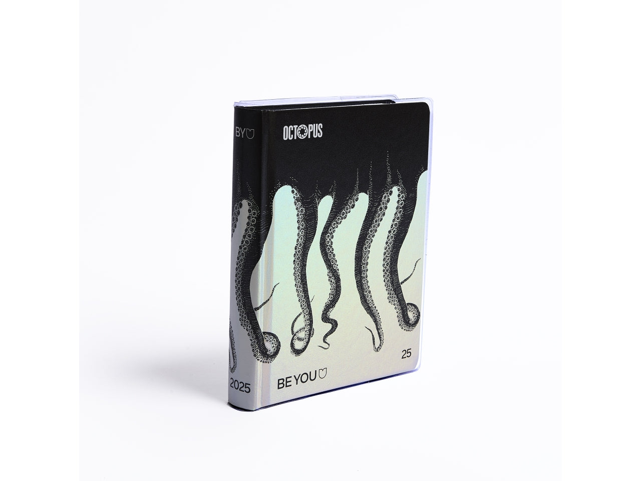 Beyou 24/25 agenda octopus easy nero, multicolor, Made in Italy - Giochi Preziosi