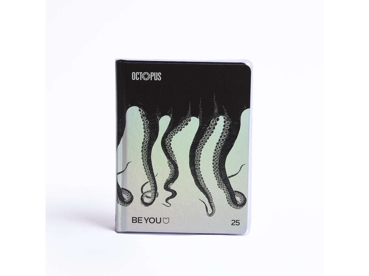 Beyou 24/25 agenda octopus easy nero, multicolor, Made in Italy - Giochi Preziosi