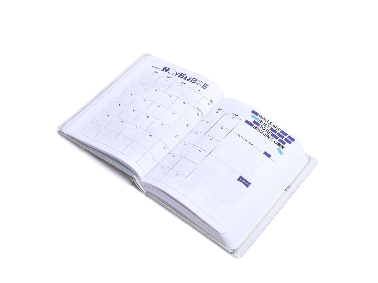 Beyou 24/25 agenda octopus easy nero, multicolor, Made in Italy - Giochi Preziosi