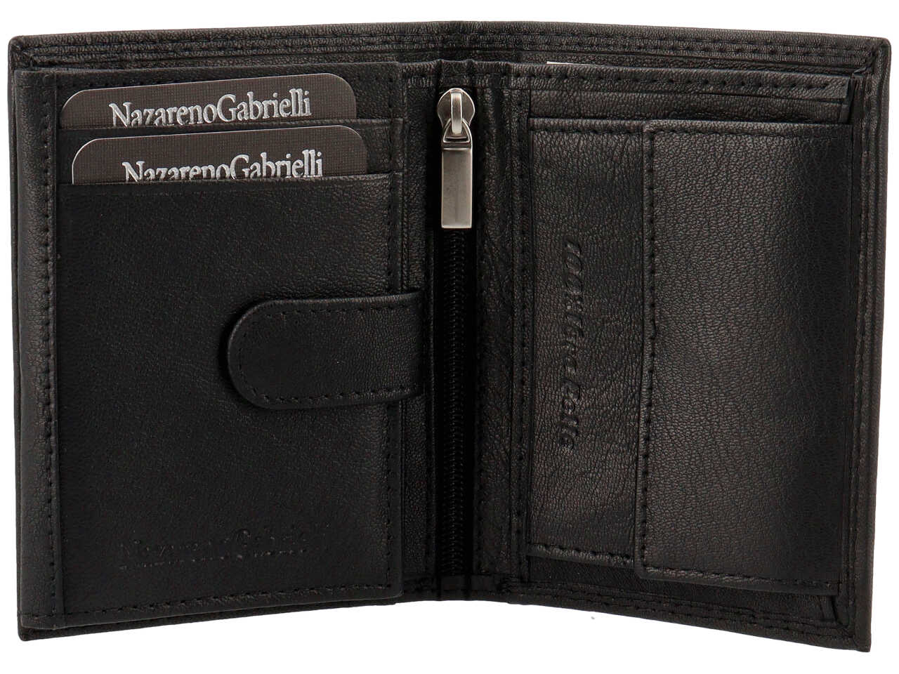 Portafoglio uomo nazareno gabrielli nero