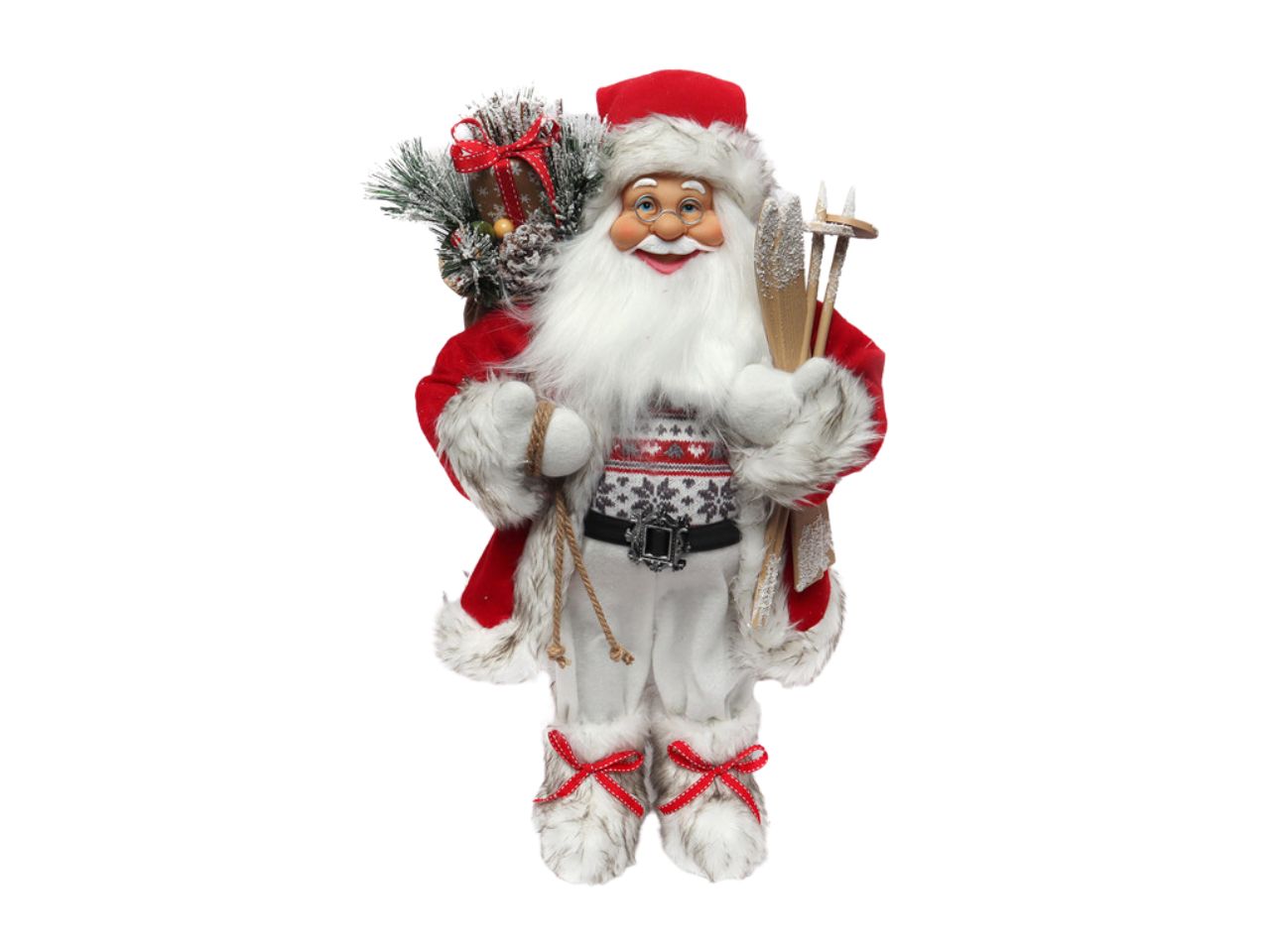 Decorazione natalizia babbo natale misura h.40cm