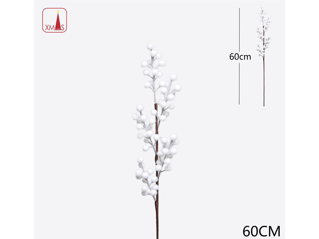 Ramo bacche artificiali 60cm