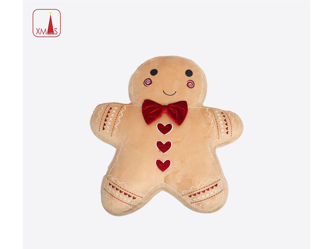 Cuscino omino pan di zenzero 45x49x10cm